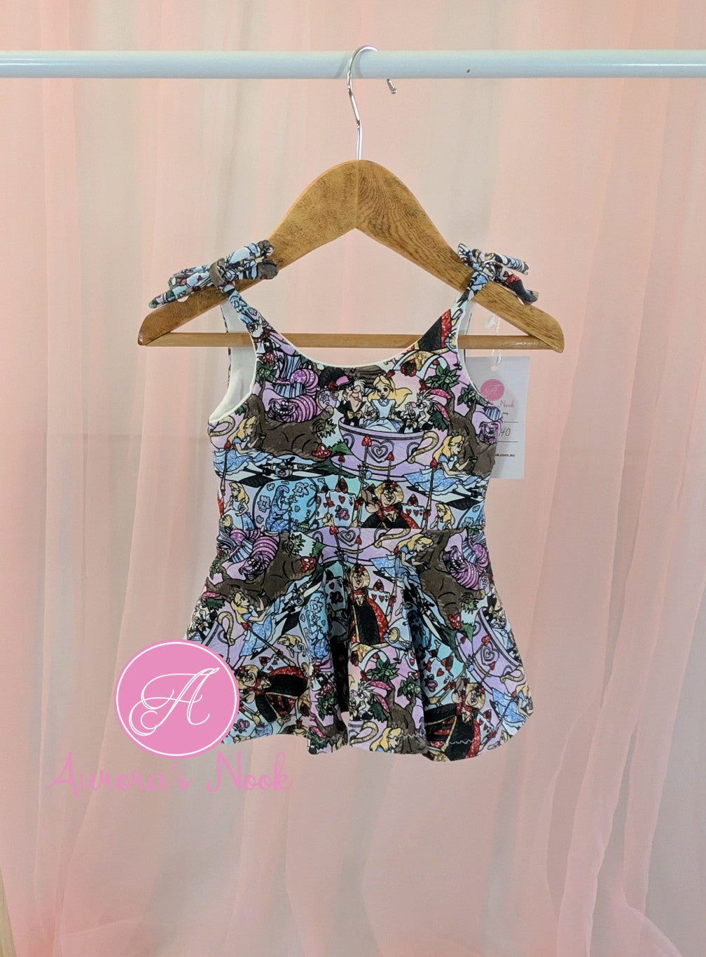 Wonderland Tie Up Peplum