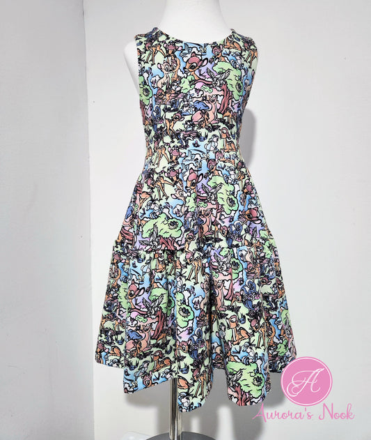 Fantasy Cross Back Dress - Pre Order - Round 24
