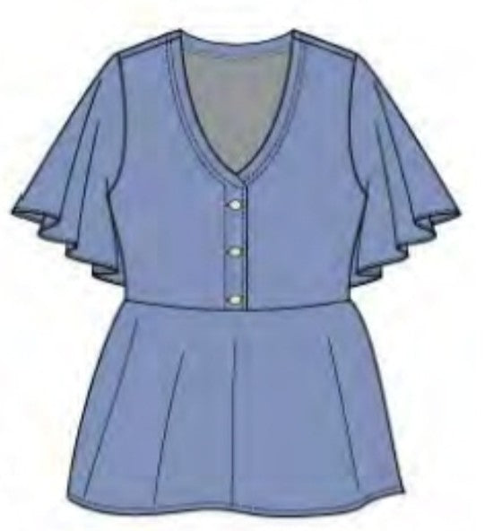 Adult Dreamy Peplum - Pre Order - Round 17