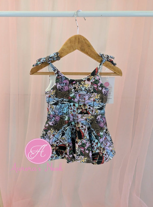 Wonderland Tie Up Peplum